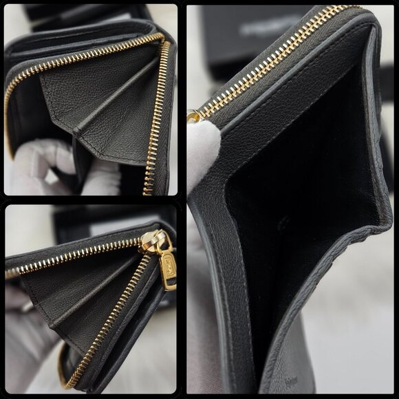 Saint Laurent  Bi-fold Wallet in Grey Leather - Picture 15 of 16